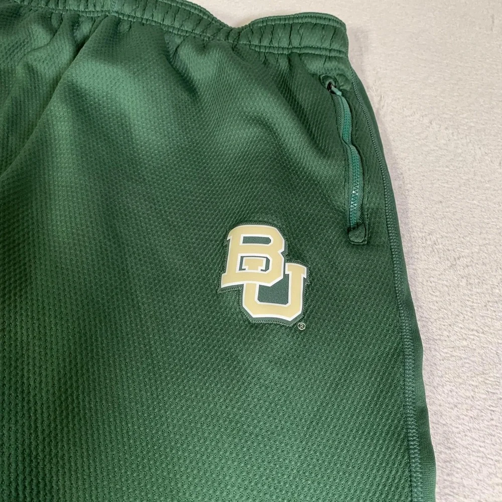 Baylor Bears Pants Mens 2XL Green NCAA Basketball Nike‎ Therma-FIT Warm Up XXL